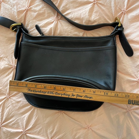 Coach Black Leather Shoulder Bag - Picture 7 of 11